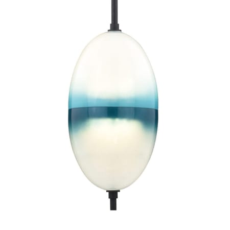 Roseto Sebastian Single Light 6" Wide LED Crystal Pendant Oil Rubbed Bronze