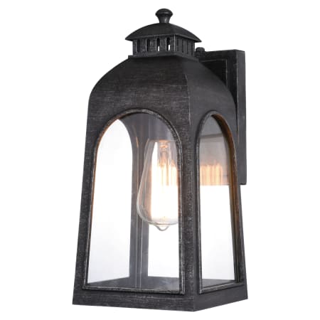 Roseto Juanita 14" Tall Outdoor Wall Sconce Brushed Charcoal