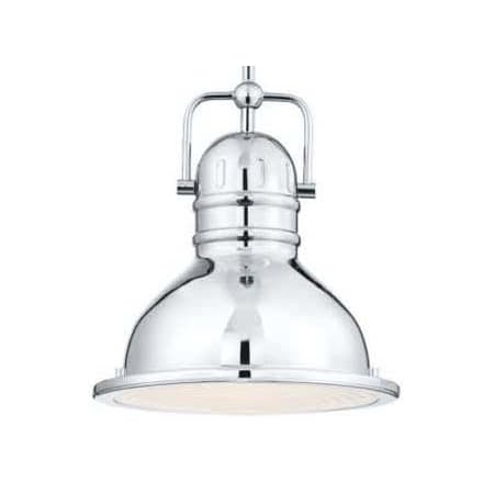 Roseto Calgary Single Light 8" Wide LED Mini Pendant Chrome