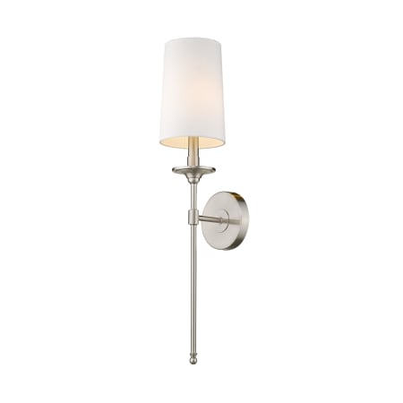 Roseto Josie 26" Tall Wall Sconce Brushed Nickel