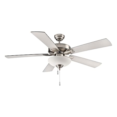 RP Lighting and Fans Galeson 52" 5 Blade LED Indoor Ceiling Fan with Reversible Blades Brushed Nickel