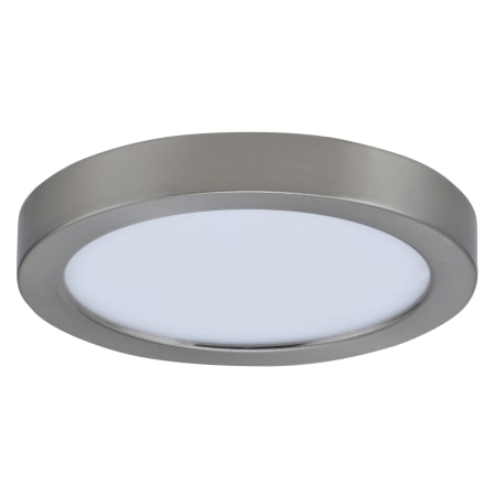 RP Lighting and Fans 7-3/8" Wide Single LED Ceiling Fan Light Kit Brushed Nickel