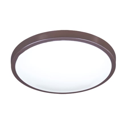 RP Lighting and Fans Cassidy 12" Wide LED Flush Mount Drum Ceiling Fixture - 16 W, 1049 Lumens, 3000K Oil Rubbed Bronze