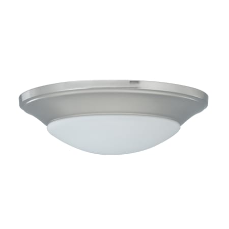 RP Lighting and Fans 14" Wide LED Flush Mount Ceiling Fixture - 25 W, 3000K Brushed Nickel