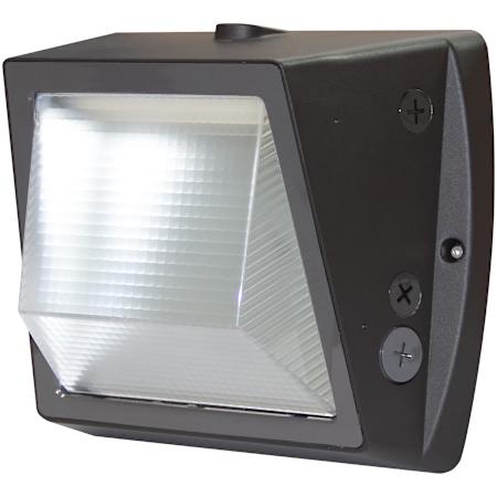 RP Lighting and Fans RP Lighting and Fans 9-3/4" Tall Adjustable Semi Cutoff LED Wall Pack Brown