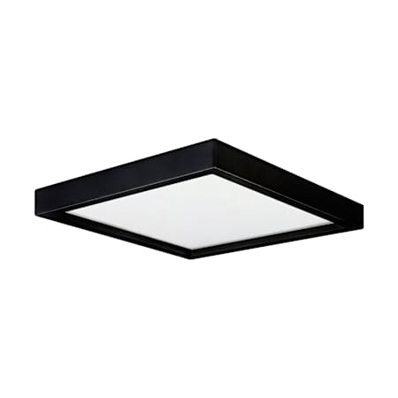 RP Lighting and Fans 7" Wide Flush Mount Square Ceiling Fixture Black