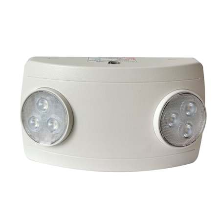 RP Lighting and Fans Ryan 7" Compact High Output Emergency Light with Adjustable Wide Lens and Cold Weather Option White