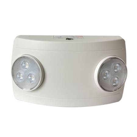 RP Lighting and Fans Burnes 7" Compact High Output Remote Head Capable Emergency Light with Adjustable Wide Lens White
