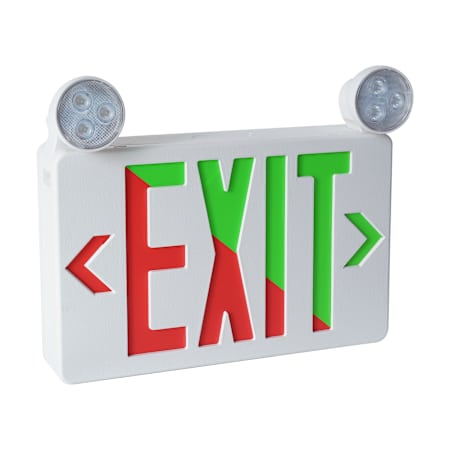 RP Lighting and Fans Pike Dual Color Remote Capable LED Exit Sign White