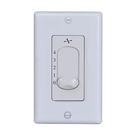 RP Lighting and Fans 4 Speed Single Slide Wall Control White