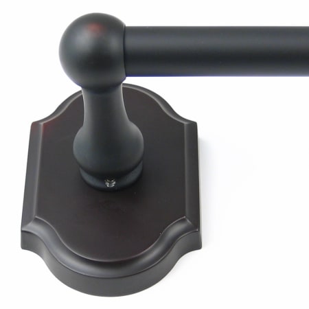 Rusticware Wenmoor 24" Classic Single Towel Bar with Backplates Oil Rubbed Bronze