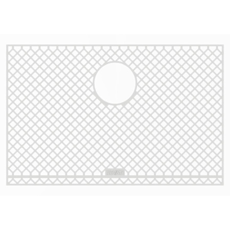 Ruvati Accessories 25-7/8" L x 16-3/4" W Silicone Basin Rack for RVH7250 Sink Gray