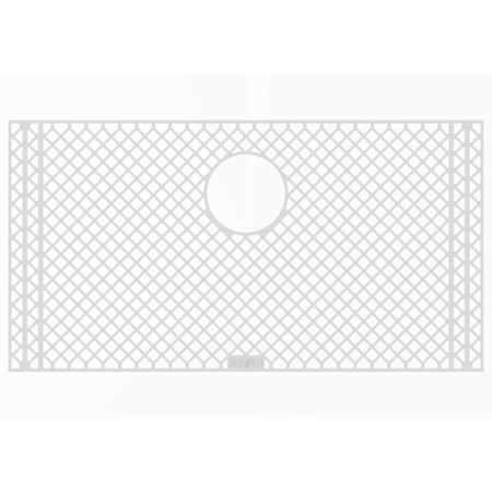 Ruvati Accessories 29-7/8" L x 15-3/4" W Silicone Basin Rack for RVH8300 Sink Gray