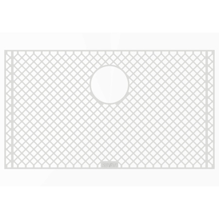 Ruvati Accessories 27-7/8" L x 15-3/4" W Silicone Basin Rack for RVH8310 Sink Gray