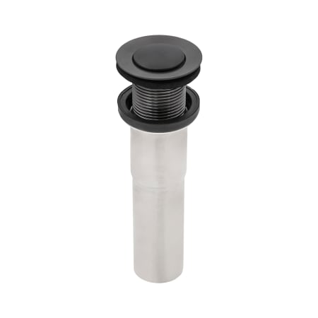 Ruvati Accessories Pop-Up Drain Assembly - Less Overflow Gunmetal Black