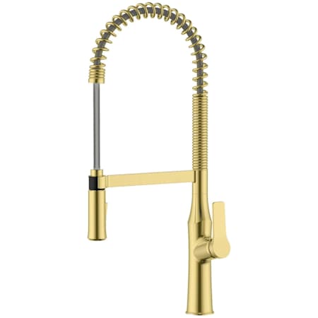 Ruvati Seneca 1.8 GPM Single Hole Pre-Rinse Kitchen Faucet Brushed Gold