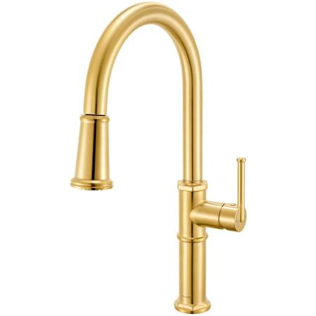 Ruvati Idris 1.8 GPM Single Hole Kitchen Faucet Brushed Gold