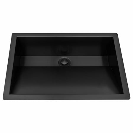 Ruvati Cresta 20" Rectangular Stainless Steel Undermount Bathroom Sink Black