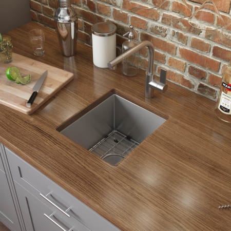 Ruvati Gravena 13" Undermount Single Basin Stainless Steel Kitchen Sink Stainless Steel