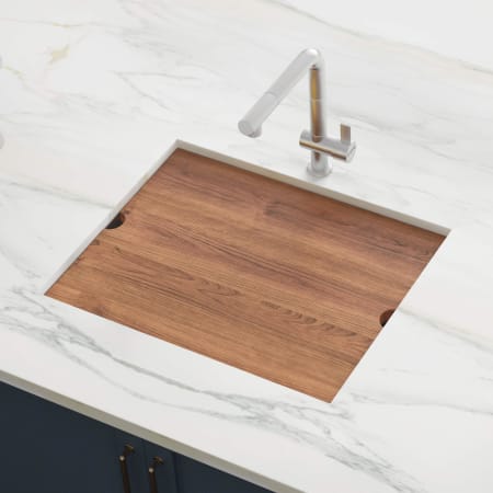 Ruvati Roma 18" Undermount Single Basin Stainless Steel Kitchen Sink with Basin Rack, Basket Strainer and Cutting Board Stainless Steel