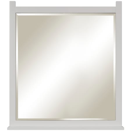 Sagehill Designs Luke 37" W x 38" H Rectangular Wood Framed Bathroom Wall Mirror Studio White