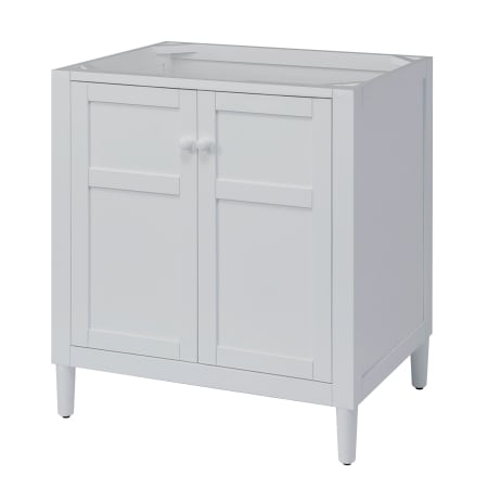Sagehill Designs Turner 30" Free Standing Wood Single Vanity Cabinet Only - Less Vanity Top White