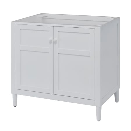 Sagehill Designs Turner 36" Free Standing Wood Single Vanity Cabinet Only - Less Vanity Top White