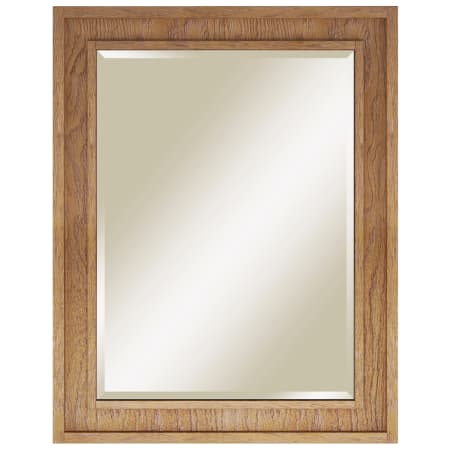 Sagehill Designs Toby 30" W x 40" H Transitional Rectangular Wood Framed Bathroom Wall Mirror Casual Taupe