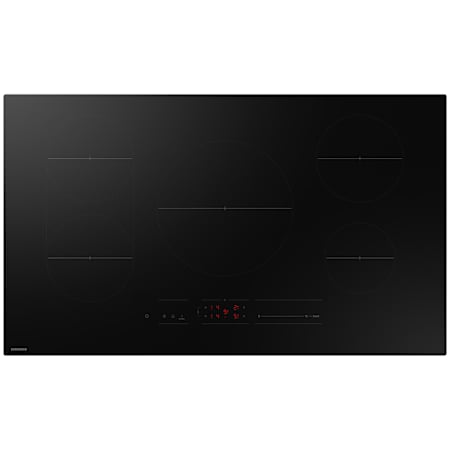 Samsung 36 Inch Wide 5 Burner Electric Cooktop with Precise Temperature Control and Sync Burner Black