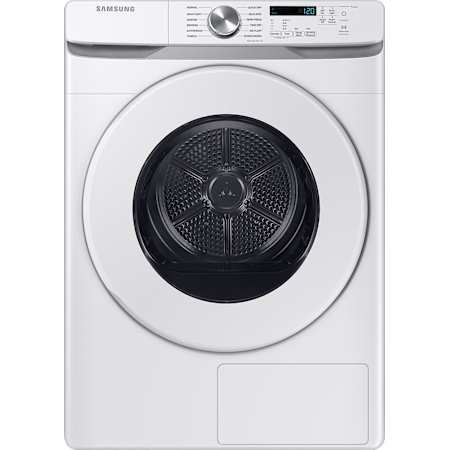 Samsung 27 Inch Wide 7.5 Cu. Ft. Energy Star Certified Electric Hybrid Heat Pump Dryer with Sensor Dry White