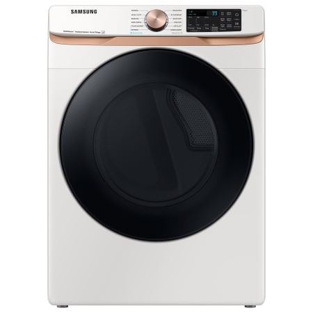 Samsung 27 Inch Wide 7.5 Cu. Ft. Energy Star Certified Electric Dryer with Steam Sanitize+ Ivory