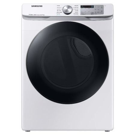Samsung 27 Inch Wide 7.5 Cu. Ft. Smart Gas Dryer with Steam Sanitize+ White