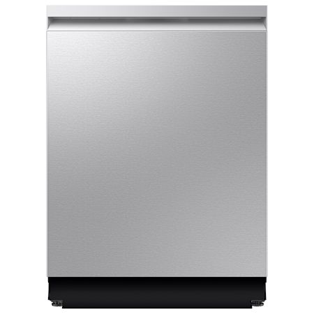 Samsung 24 Inch Wide 16 Place Setting Built-In Top Control Dishwasher with Smart Dry and AI Wash Fingerprint Resistant Stainless Steel