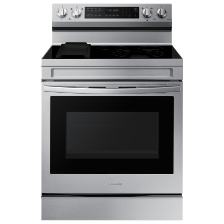 Samsung 30 Inch Wide 6.3 Cu. Ft. Free Standing Electric Range with No Pre-Heat Air Fry, Convection, and Griddle Fingerprint Resistant Stainless Steel