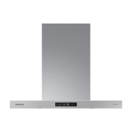Samsung Bespoke 390 - 630 CFM 30 Inch Wide Wall Mounted Range Hood with Triple Air Sensor Clean Grey / Stainless