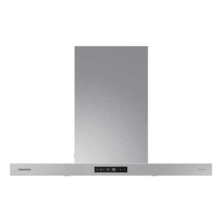 Samsung Bespoke 390 - 630 CFM 36 Inch Wide Wall Mounted Range Hood with Triple Air Sensor Clean Grey / Stainless