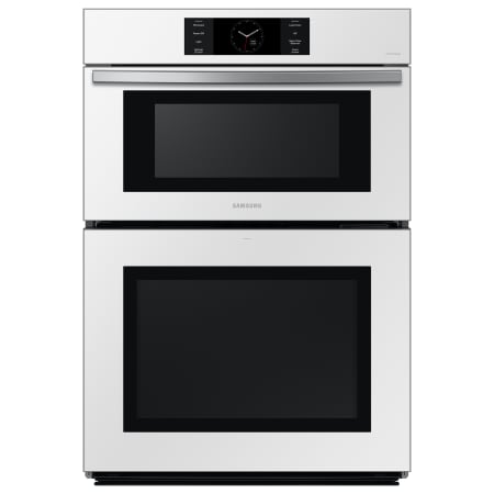 Samsung 30 Inch Wide 7 Cu. Ft. Electric Oven and Microwave Combo with Kitchen Timer White Glass