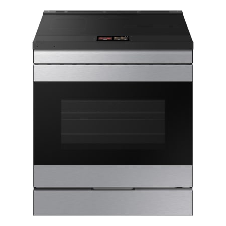 Samsung Bespoke 30 Inch Wide 6.3 Cu. Ft. Slide In Induction Range with Air Sous Vide and LCD Display Stainless