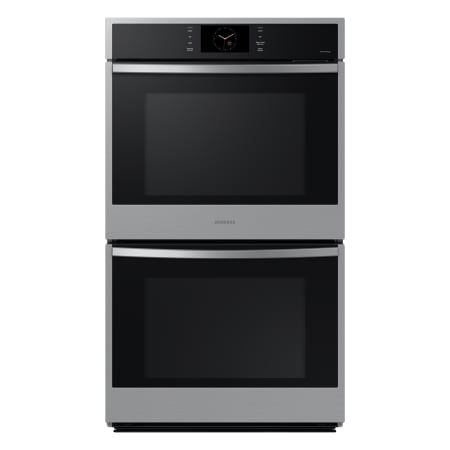 Samsung 30 Inch Wide 10.2 Cu. Ft. Electric Double Oven with Gliding Rack Stainless