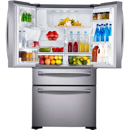 Shelf versatility and gallon door storage