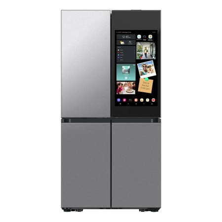 Samsung Bespoke 36 Inch Wide 28.6 Cu. Ft. Energy Star Certified Fingerprint Resistant Four Door, French Door Refrigerator with Auto Open Door and FlexZone Stainless