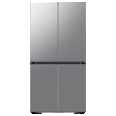 Samsung 36 Inch Wide 23.5 Cu. Ft. Energy Star Certified Four Door, French Door Refrigerator with AI Hybrid Cooling and AI Inverter Compressor Stainless Steel