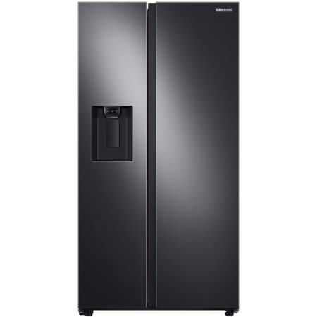 Samsung 36 Inch Wide 22 Cu. Ft. Energy Star Certified Counter Depth Side by Side Refrigerator with External Water and Ice Dispenser Fingerprint Resistant Black Stainless Steel