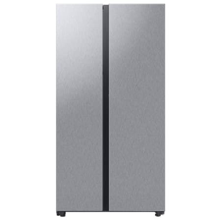 Samsung Bespoke 36 Inch Wide 28 Cu. Ft. Energy Star Certified Side By Side Refrigerator with Beverage Center and Dual Ice Maker Fingerprint Resistant Stainless Steel