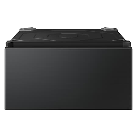 Samsung Bespoke 27 Inch Wide AI Laundry Combo Pedestal with Storage Drawer Brushed Black