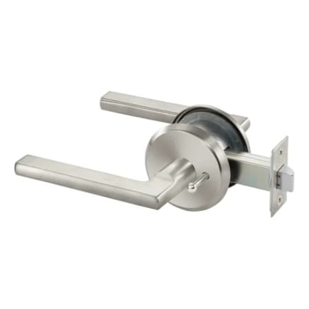 Sargent Privacy Tubular Grade 1 Lock with MI Lever and O Rose and 2-3/8" Backset Satin Chrome