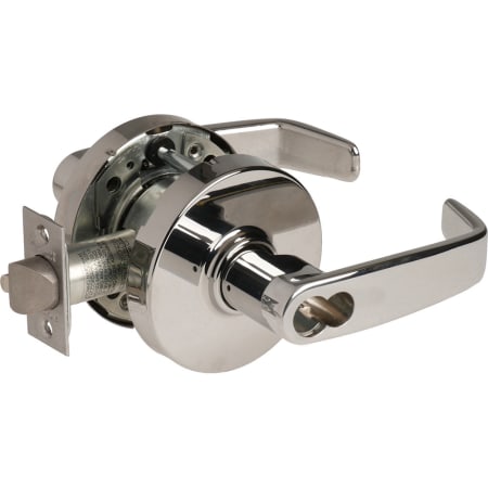 Sargent 10 Line Panic Proof Grade 1 Keyed Entry Storeroom Door Lever Set with L Lever - Less FSIC Polished Chrome