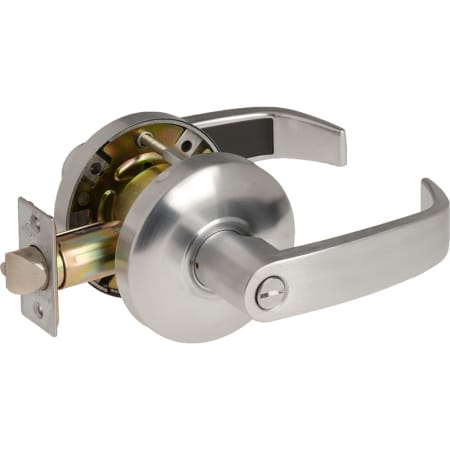 Sargent 65 Line Grade 2 Privacy Door Lever Set with L Lever and T-Strike Satin Chrome