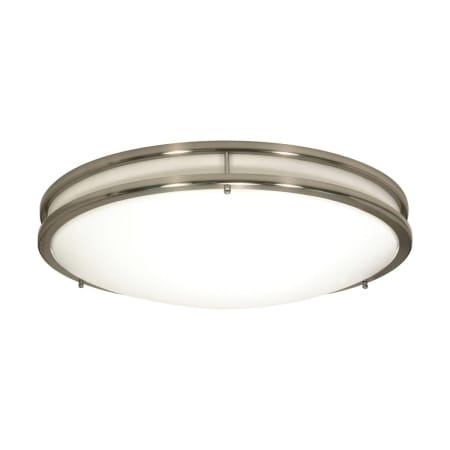 Satco Lighting 13 Inch LED Glamor Flush Mount Light Brushed Nickel