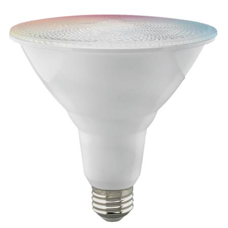 Satco Lighting Single 15 Watt Dimmable PAR38 Medium (E26) LED Bulb - 1,200 Lumens, 2700K, and 90CRI Clear